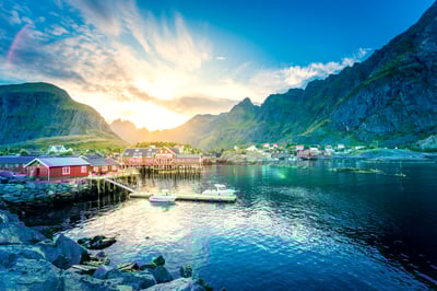 In Finnland laden die Fjorde mit ihren malerischen Dörfern zum verweilen ein...