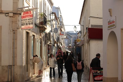 Die Gassen von Olhao erinnern an maurische Souks...